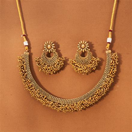 Antique Classic Necklace With Gold Plating