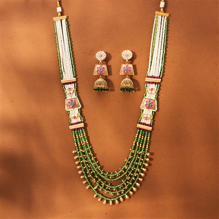 Antique Mala Necklace With Gold Plating