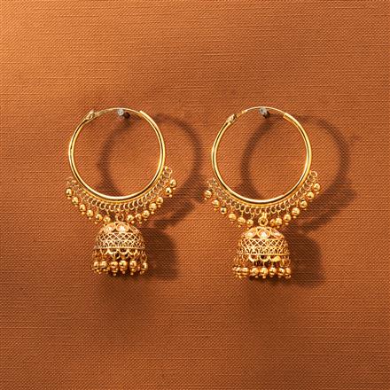 Antique Jhumki With Gold Plating