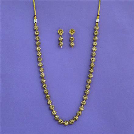 Antique Mala Necklace With Gold Plating