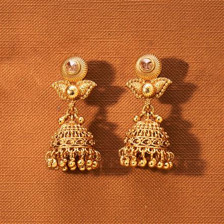 Antique Jhumki With Gold Plating