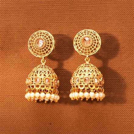Antique Jhumki With Gold Plating