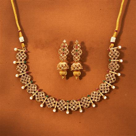 Antique Classic Necklace With Gold Plating