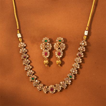 Antique Classic Necklace With Gold Plating