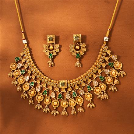 Antique Classic Necklace With Gold Plating