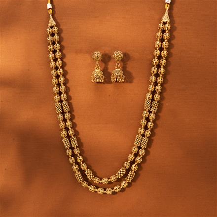 Antique Mala Necklace With Gold Plating