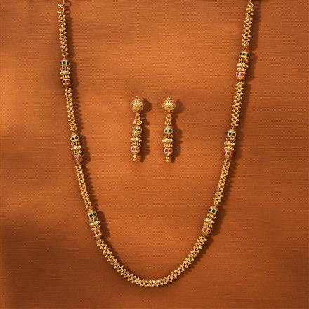 Antique Mala Necklace With Gold Plating