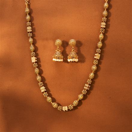 Antique Mala Necklace With Gold Plating