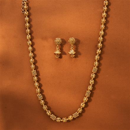 Antique Mala Necklace With Gold Plating