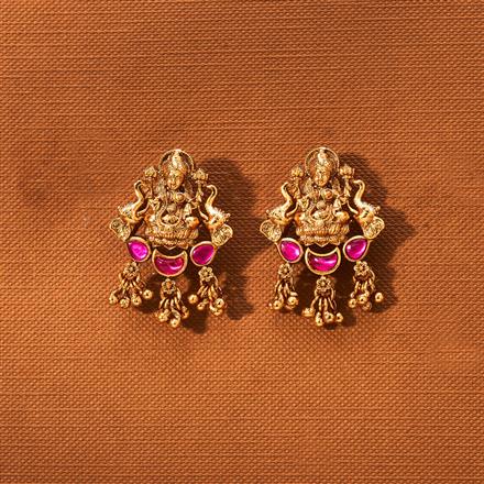 Antique South Indian Tops With Matte Gold Plating
