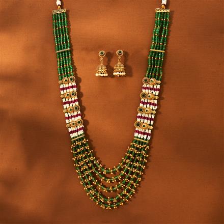 Antique Mala Necklace With Gold Plating