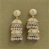 Antique Jhumki With Gold Plating