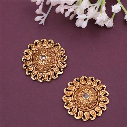 Antique Tops With Matte Gold Plating