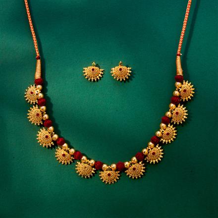 Antique Classic Necklace With Gold Plating