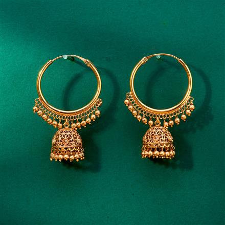 Antique Jhumki With Gold Plating