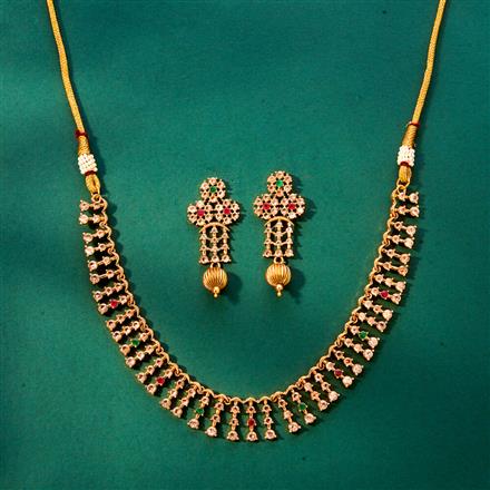 Antique Classic Necklace With Gold Plating