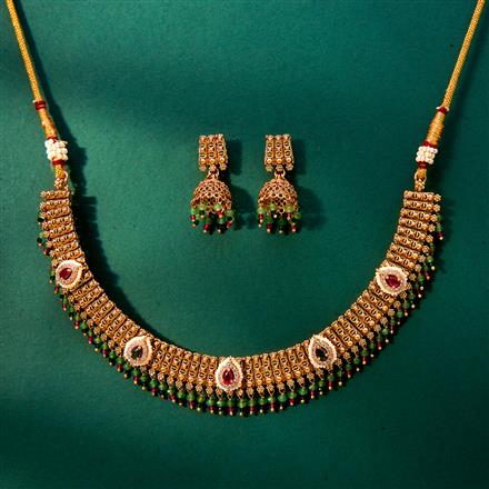 Antique Classic Necklace With Gold Plating