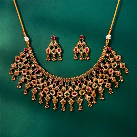 Antique Classic Necklace With Gold Plating