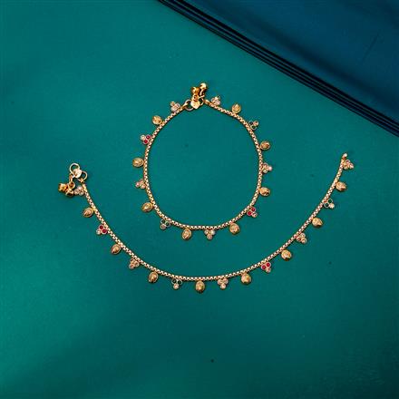 Antique Classic Payal With Gold Plating