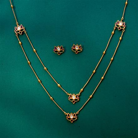 Antique Mala Necklace With Gold Plating