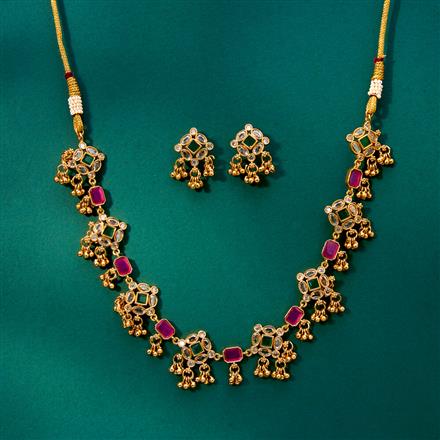 Antique Classic Necklace With Gold Plating