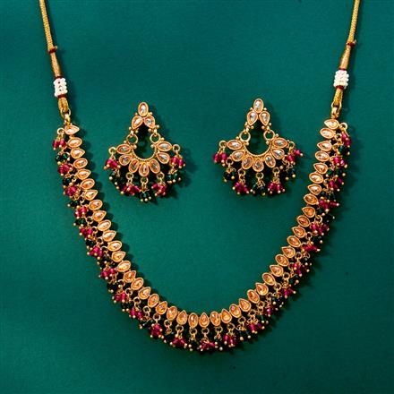 Antique Classic Necklace With Gold Plating