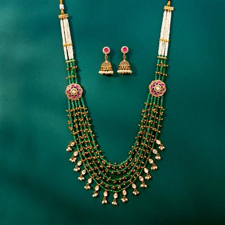 Antique Mala Necklace With Gold Plating