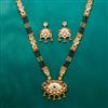 Antique Meenakari Mangalsutra With Matte Gold Plating