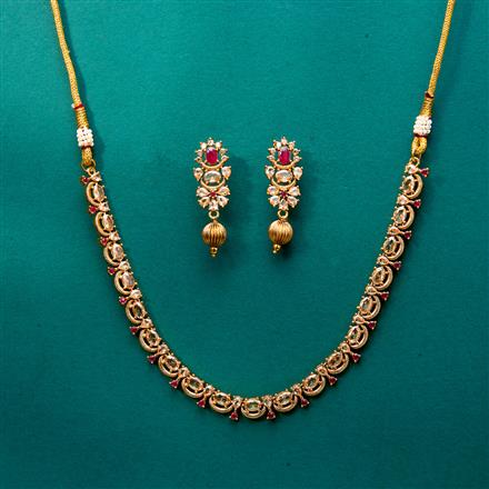 Antique Classic Necklace With Gold Plating