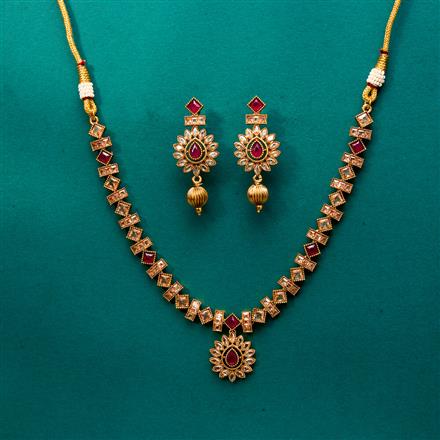 Antique Classic Necklace With Gold Plating