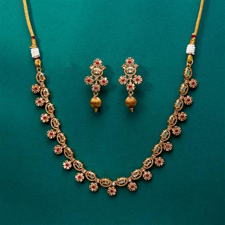 Antique Classic Necklace With Gold Plating