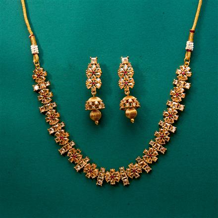 Antique Classic Necklace With Gold Plating