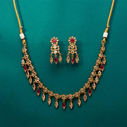 Antique Classic Necklace With Gold Plating