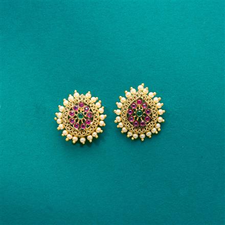 Antique Moti Tops With Gold Plating