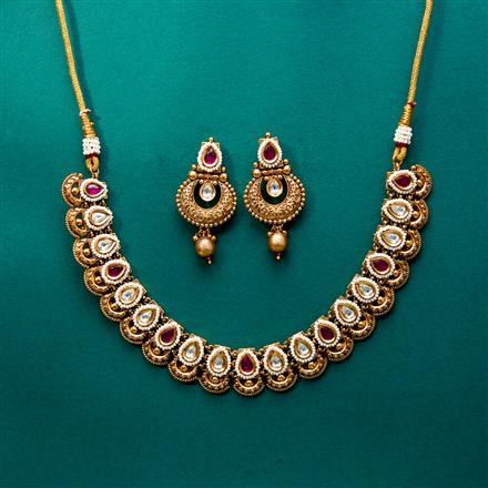 Antique Classic Necklace With Gold Plating