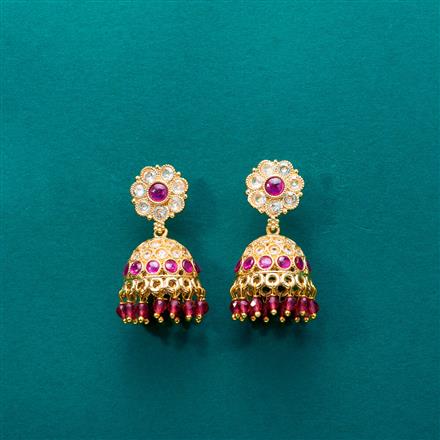 Antique Jhumki With Gold Plating