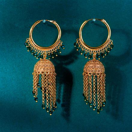 Antique Jhumki With Gold Plating