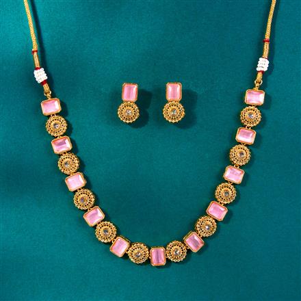 Antique Classic Necklace With Gold Plating