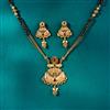 Antique Classic Mangalsutra With Matte Gold Plating