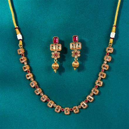 Antique Classic Necklace With Gold Plating