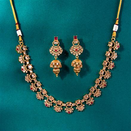 Antique Classic Necklace With Gold Plating