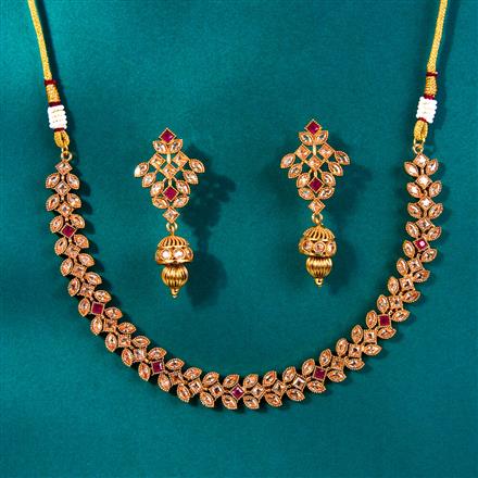 Antique Classic Necklace With Gold Plating