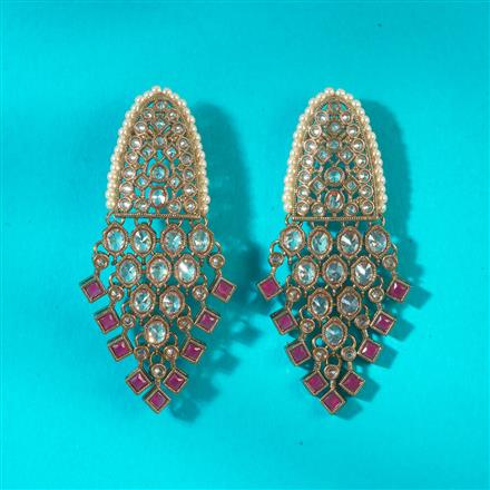Antique Classic Earring With Mehndi Plating
