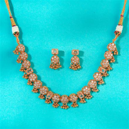 Antique Classic Necklace With Gold Plating