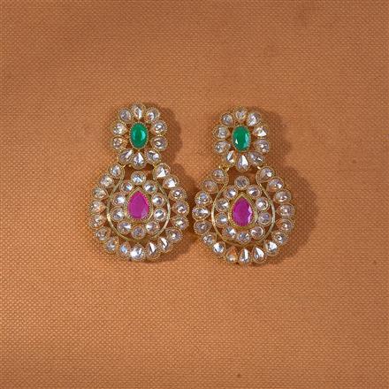 Antique Classic Earring With Mehndi Plating