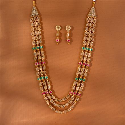 Antique Mala Necklace With Gold Plating