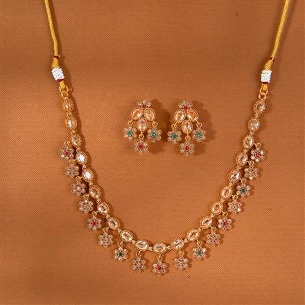 Antique Classic Necklace With Gold Plating