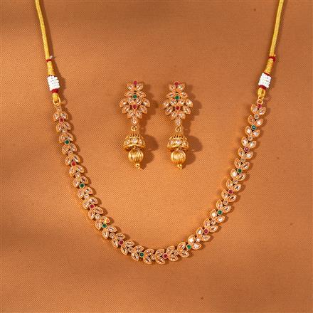 Antique Classic Necklace With Gold Plating