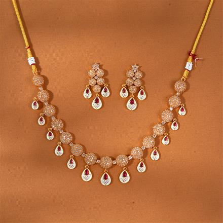 Antique Meenakari Necklace With Gold Plating