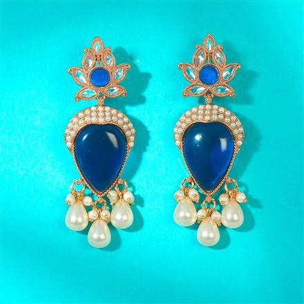 Antique Pearl Earring With Gold Plating